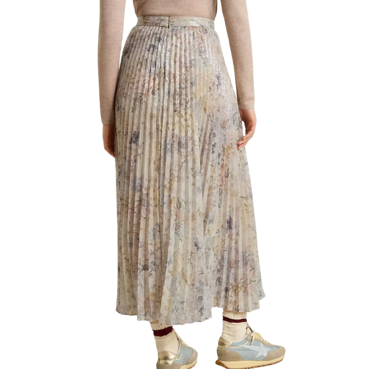Sequin Pastel Floral Skirt
