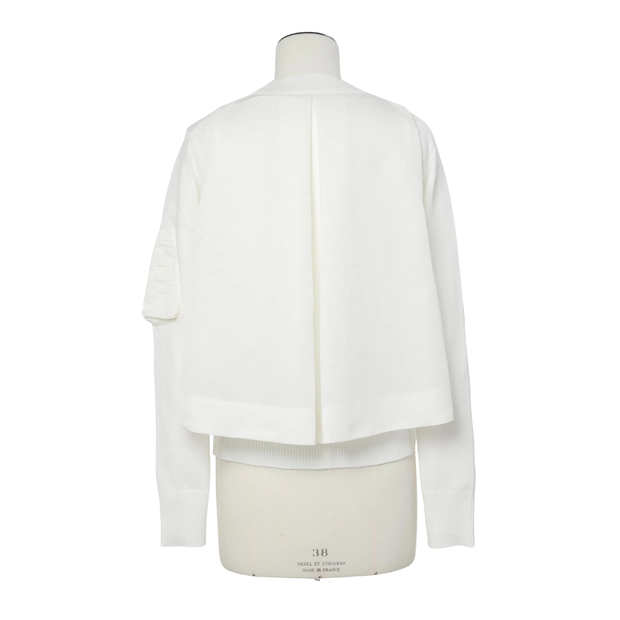 Off White Twill x Cotton Pullover