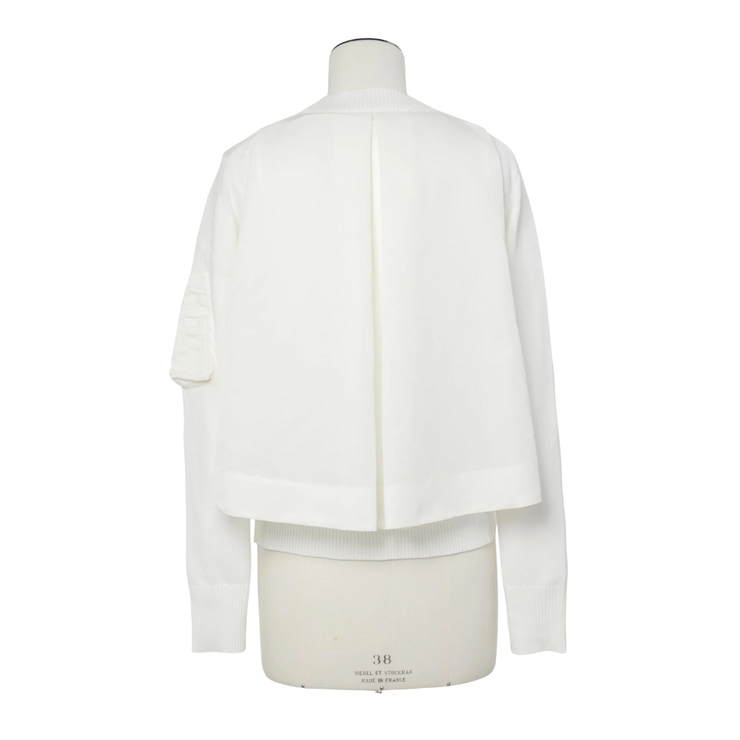 Off White Twill x Cotton Pullover