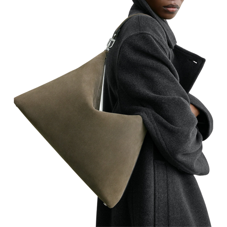 Medium Bevel in Suede Cord