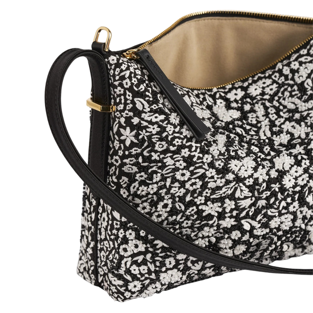 Bevel Floral Wristlet