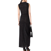 Mesh Lace Midi Dress
