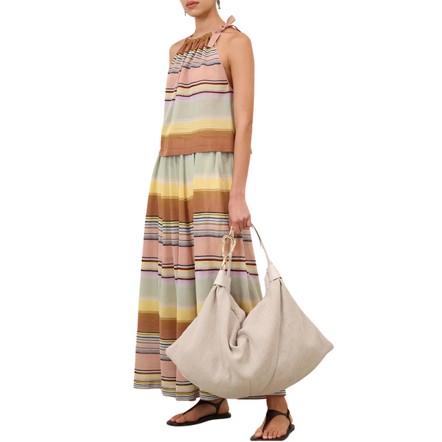 Coco Stripe Circle Skirt