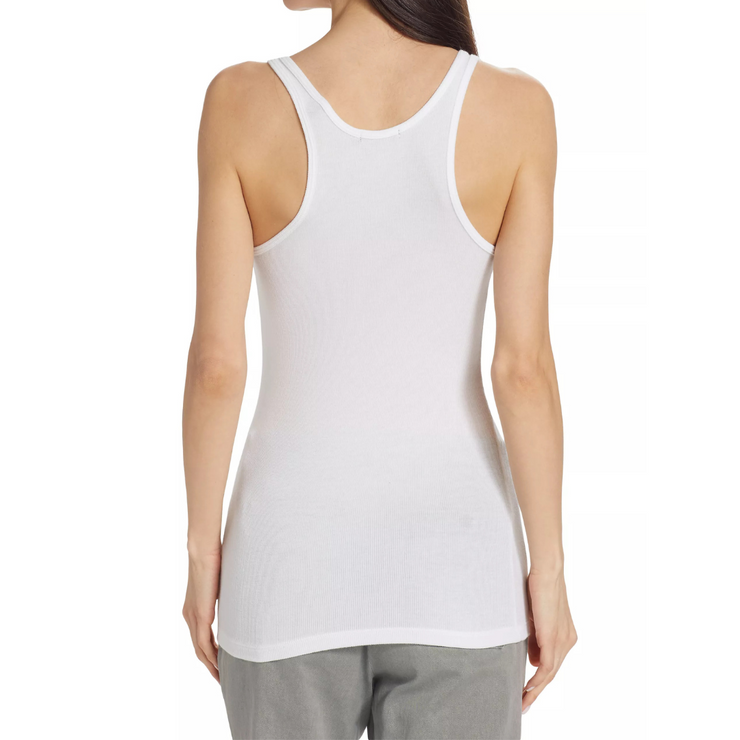 White Rib Boy Tank