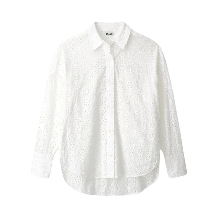 Colton Top in White Eyelet