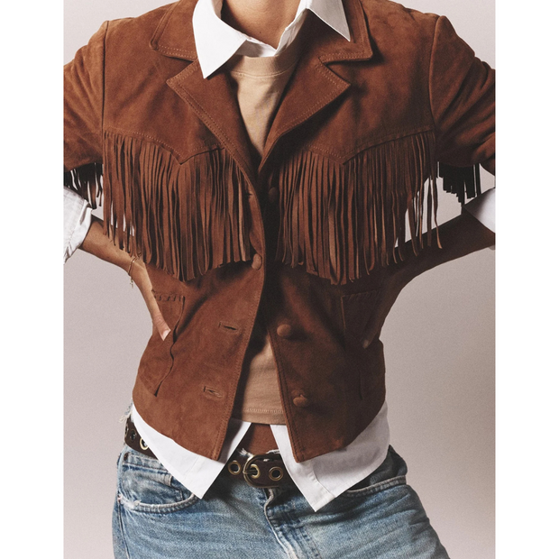 Mustang Suede Fringe Jacket