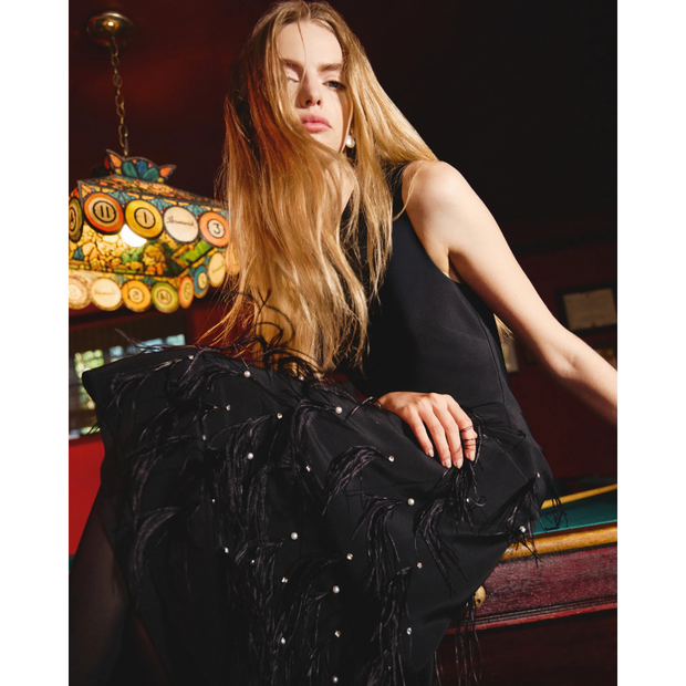 Laney Feather Dress