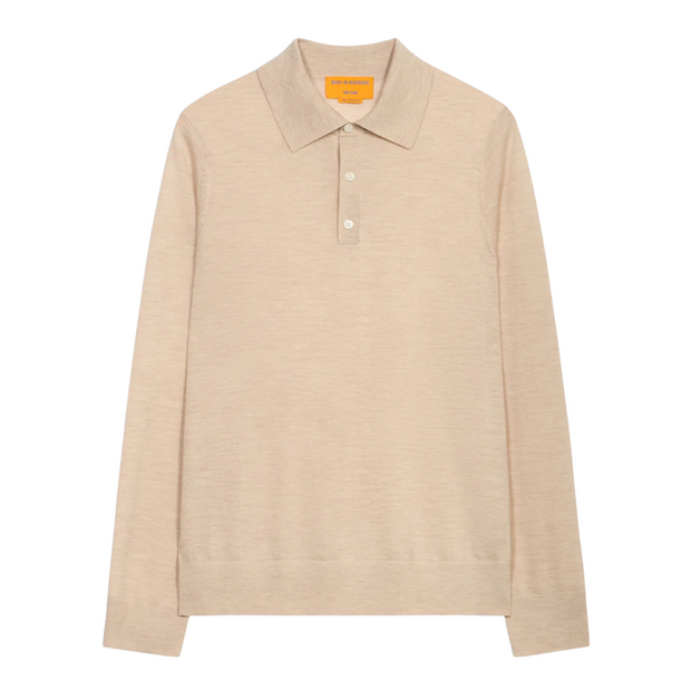 OATMEAL AIRY POLO - Men