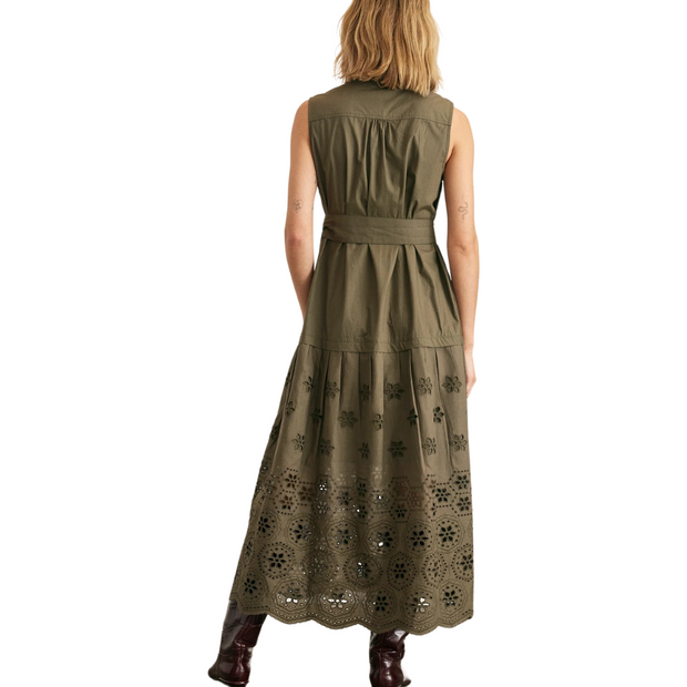 Eyelet Bailey Midi Dress