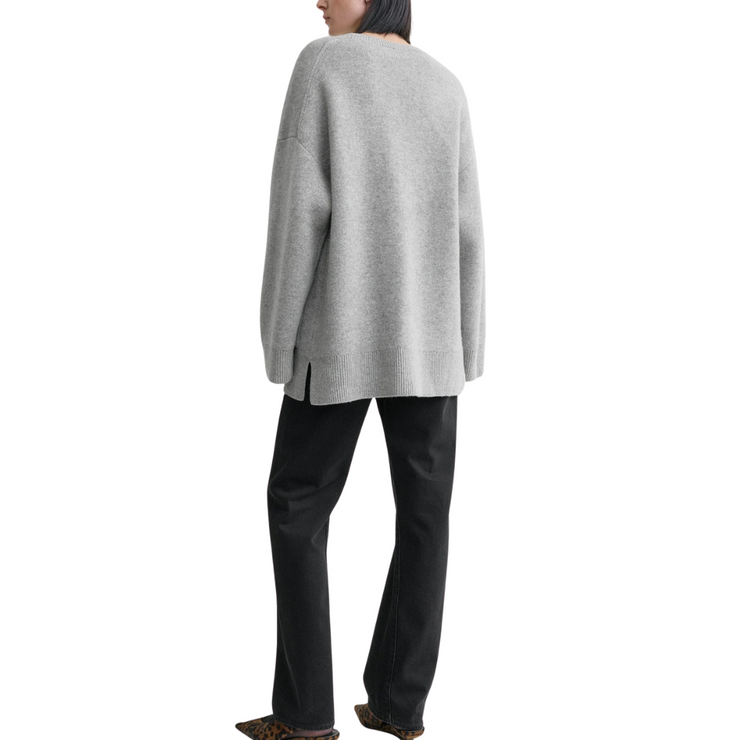 Grey Longline Cardigan