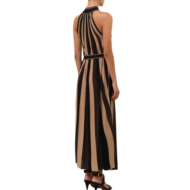 Hypnotic Halter Midi Dress