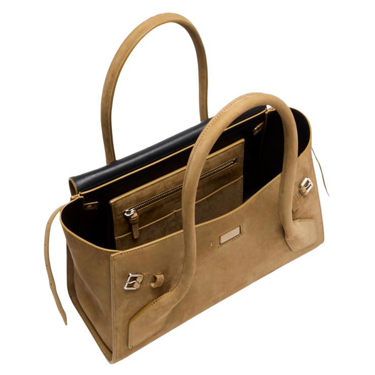 Nubuck Calf Small Tate Bag