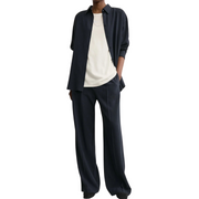 Fluid Navy Winter Trouser