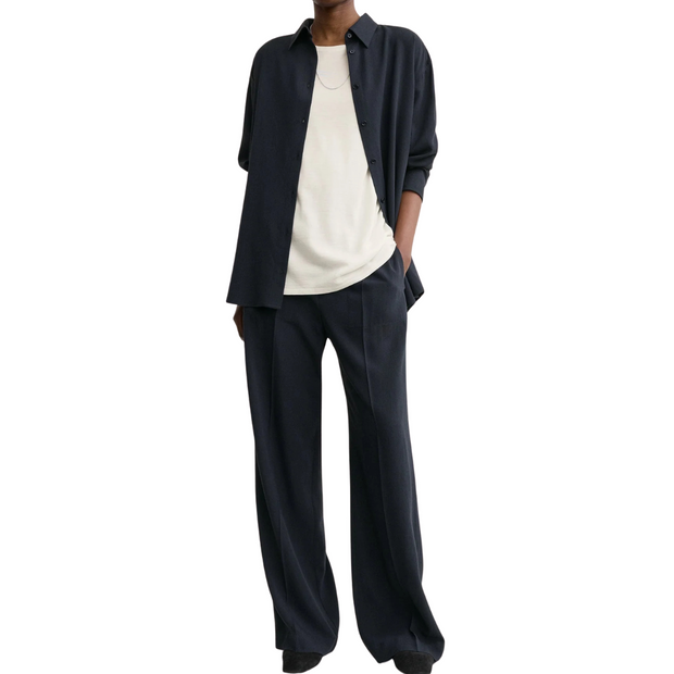 Fluid Navy Winter Trouser