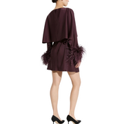 Layered Satin Mini Dress