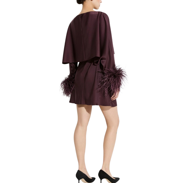 Layered Satin Mini Dress
