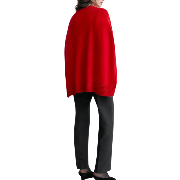 Poppy Cashmere Cape Knit