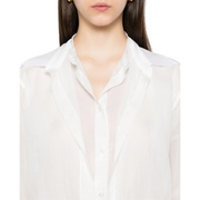 Ramie Double Collar Shirt