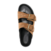 Cognac/Gold Lenyo Sandal