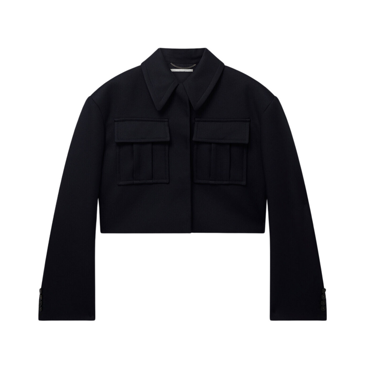 Cropped Cargo Jacket