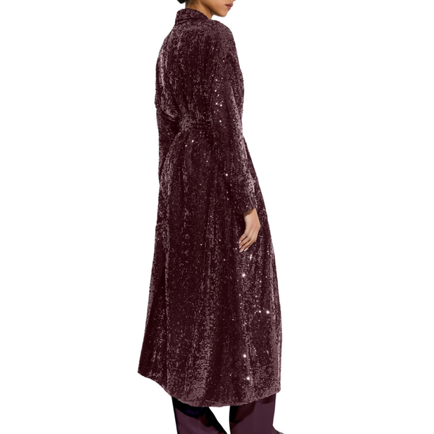 Mulberry Sequin Duster