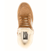 Shearling & Suede Ball Star