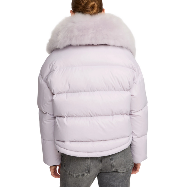 Lilac Short Down Jacket