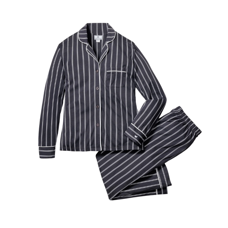 Grey Stripe PJ Set