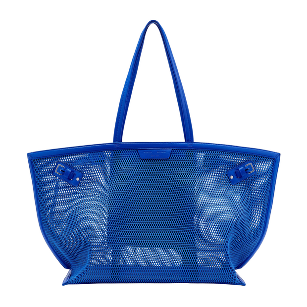 Cobalt Days Mesh Tote