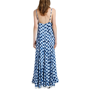 Navy Check June Dress