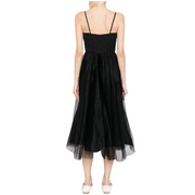 Tulle Corset Midi Dress