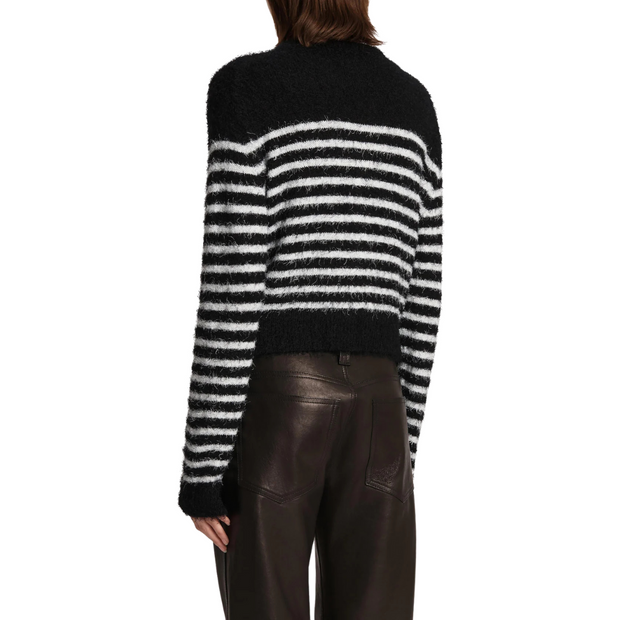 Jules Stripe Eyelash Sweater