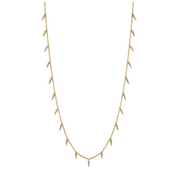 Pave Fringe Drop Necklace