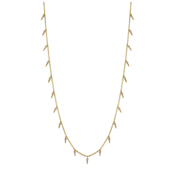 Pave Fringe Drop Necklace