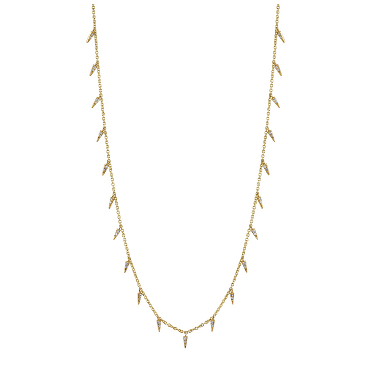 Pave Fringe Drop Necklace