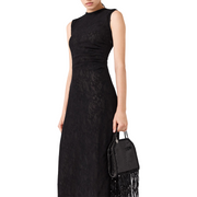 Mesh Lace Midi Dress