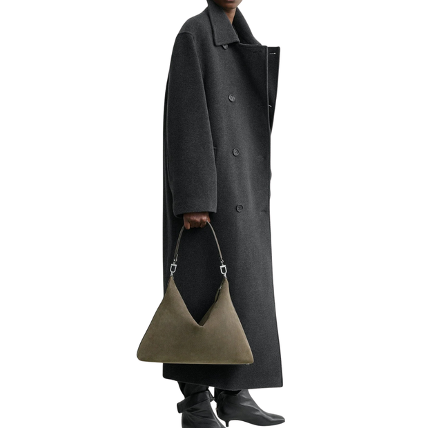 Medium Bevel in Suede Cord