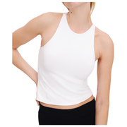 White Racer Top