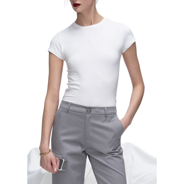 White Pima Baby Tee