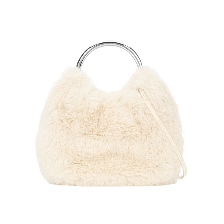 Romeo Cream Faux Fur Bag