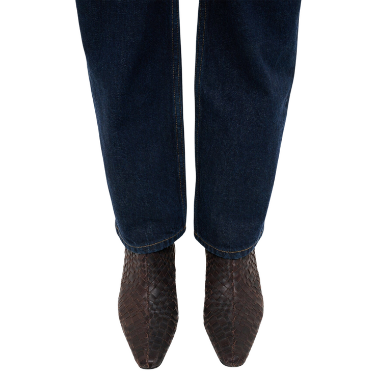 Woven Espresso Wally Boot
