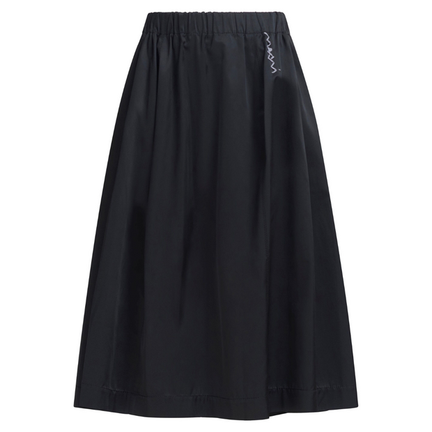 Water Repellent Midi Skirt