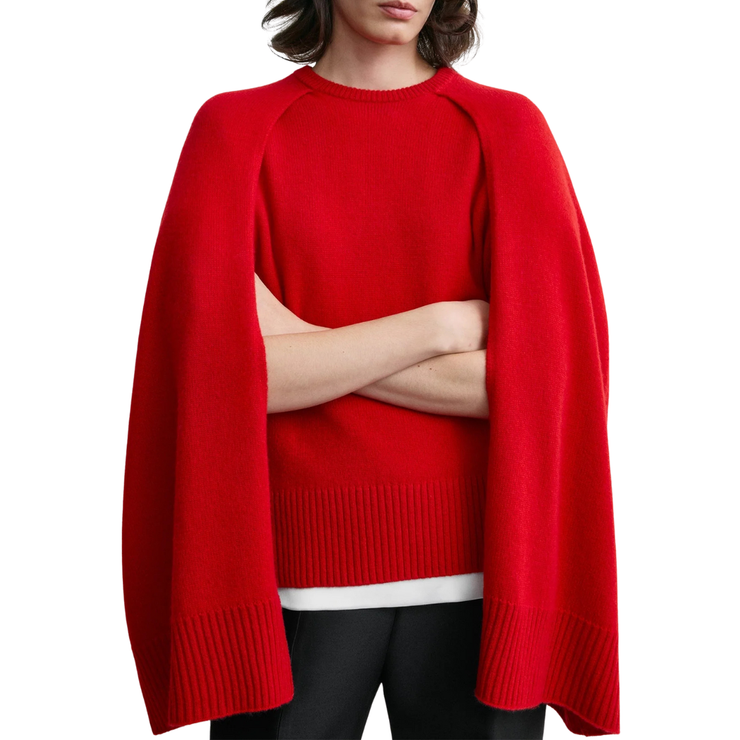 Poppy Cashmere Cape Knit