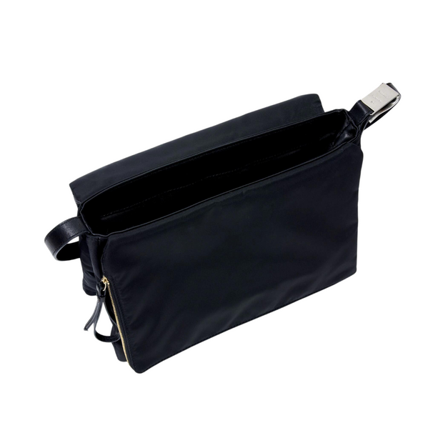 Puffy Nylon City Messenger Bag