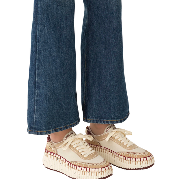 Purple & Biege Nama Sneaker