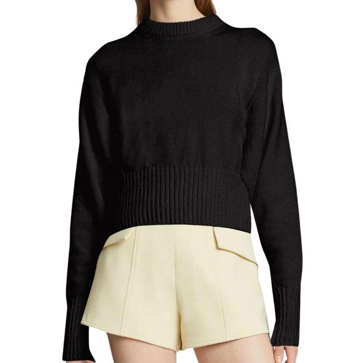 Textured Cotton Sweater