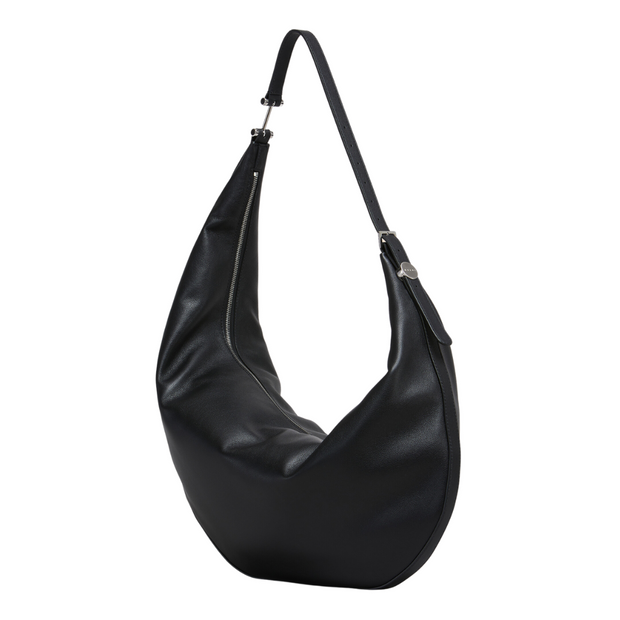 Black Medium Hobo Bag