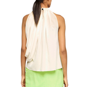 Twisted Drape Halter Top