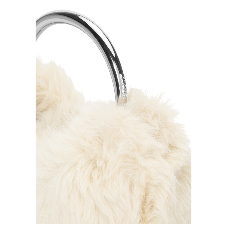 Romeo Cream Faux Fur Bag Gretta Co
