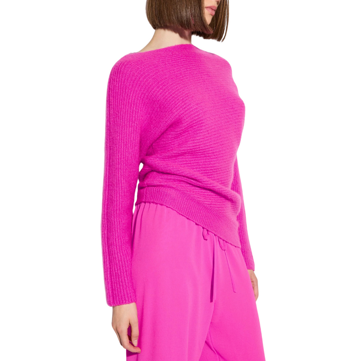 CASHMERE ASYMMETRIC SWEATER